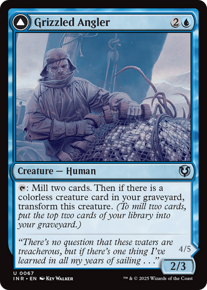 Grizzled Angler // Grisly Anglerfish [Innistrad Remastered]