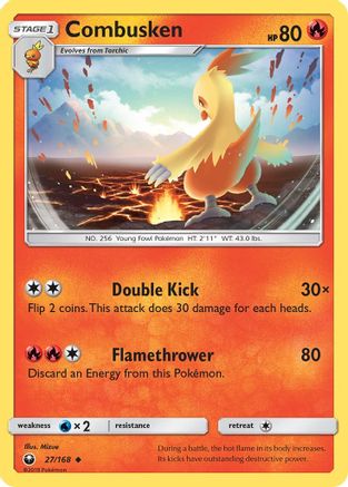 Combusken (27/168) [Sun & Moon: Celestial Storm]