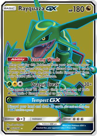 Rayquaza GX (160/168) [Sun & Moon: Celestial Storm]