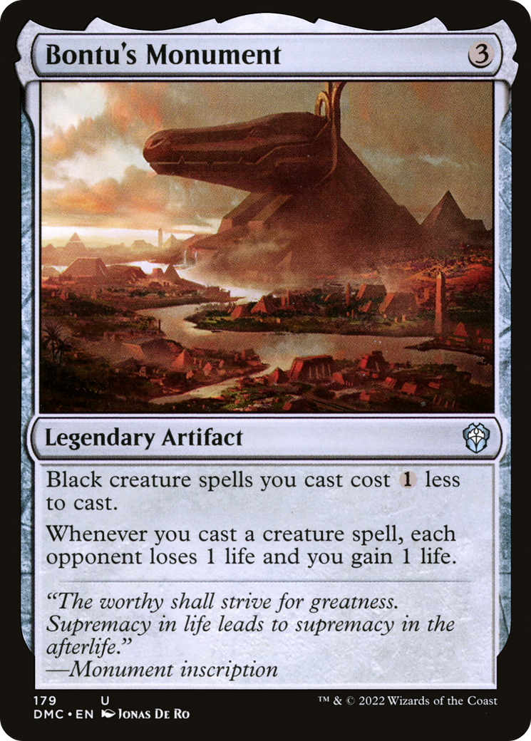 Bontu's Monument [Dominaria United Commander]