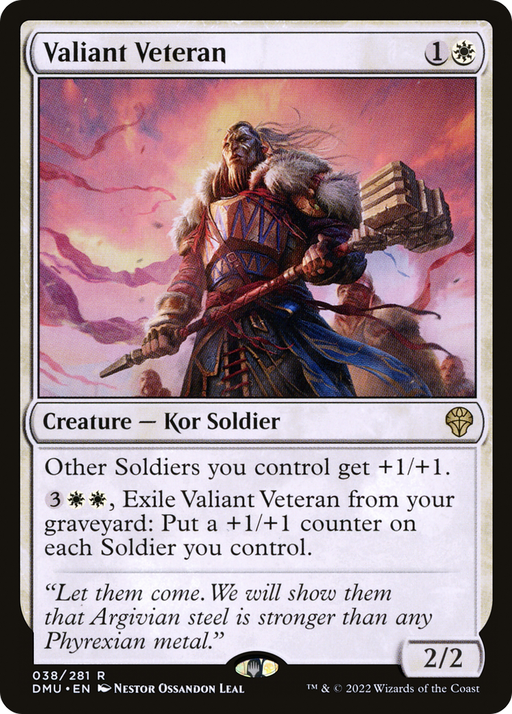 Valiant Veteran [Dominaria United]