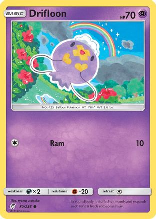 Drifloon (80/236) [Sun & Moon: Unified Minds]