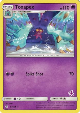 Toxapex (97/236) (Mewtwo Deck) [Battle Academy 2020]