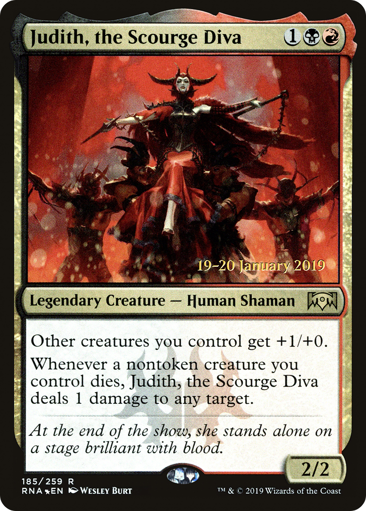 Judith, the Scourge Diva [Ravnica Allegiance Prerelease Promos]