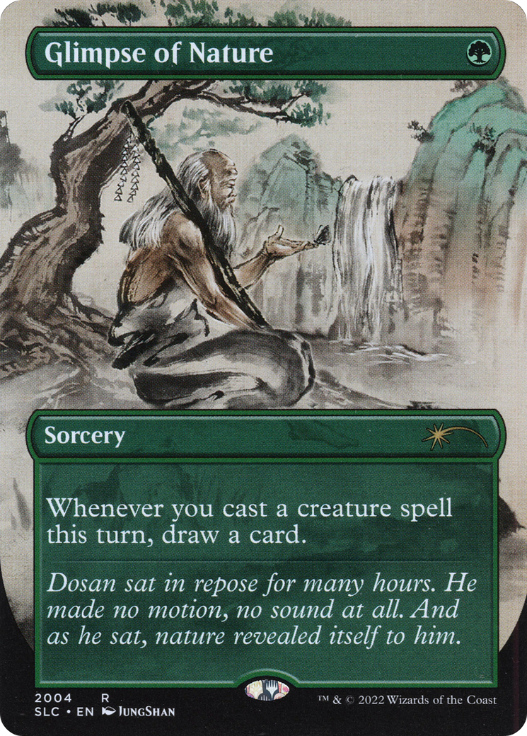 Glimpse of Nature (Borderless) [Secret Lair Countdown Kit]