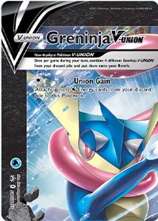 Greninja V-Union (SWSH155) [Sword & Shield: Black Star Promos]