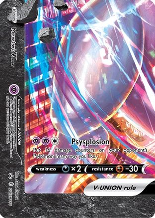 Mewtwo V-Union (SWSH161) [Sword & Shield: Black Star Promos]
