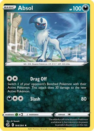 Absol 164/264 - SWSH08 Fusion Strike  - Rare