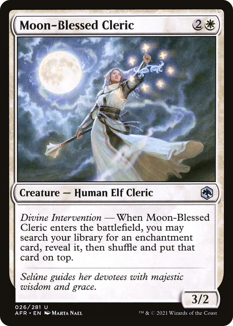 Moon-Blessed Cleric [Dungeons & Dragons: Adventures in the Forgotten Realms]