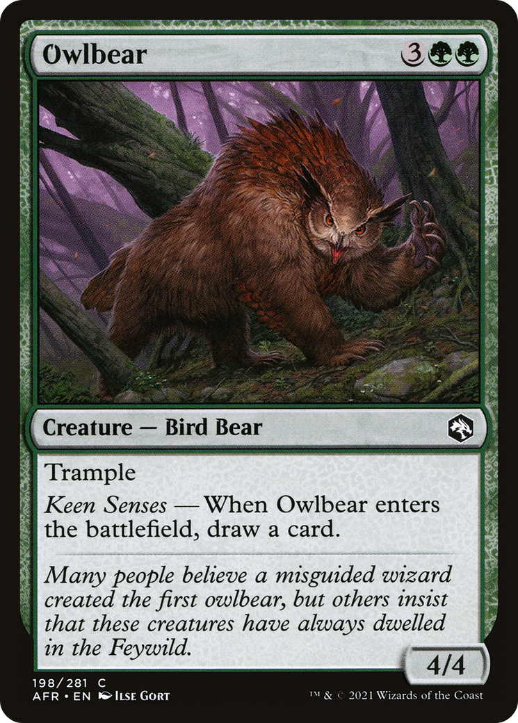 Owlbear [Dungeons & Dragons: Adventures in the Forgotten Realms]