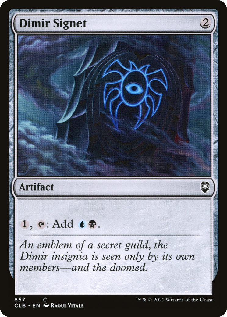 Dimir Signet [Commander Legends: Battle for Baldur's Gate]