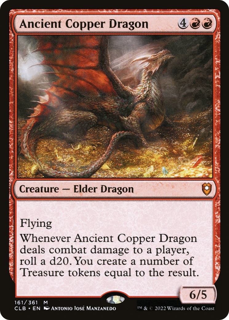 Ancient Copper Dragon [Commander Legends: Battle for Baldur's Gate]