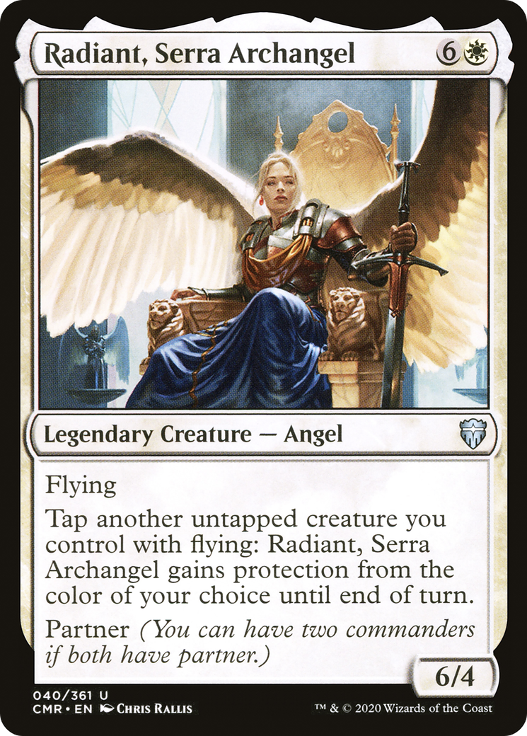 Radiant, Serra Archangel [Commander Legends]