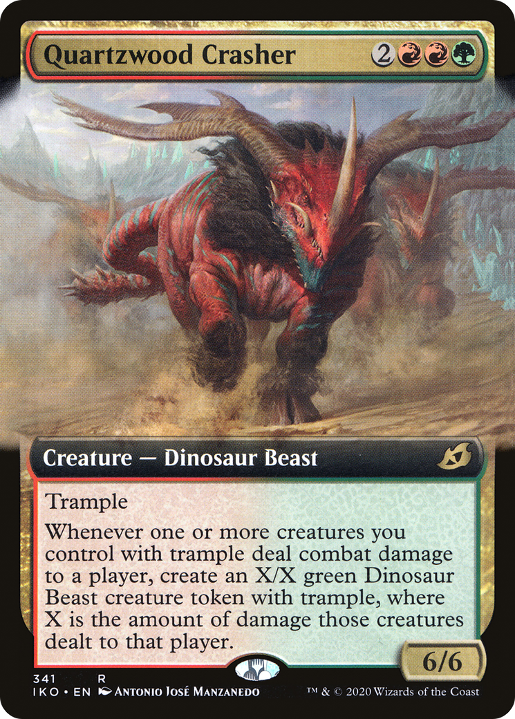 Quartzwood Crasher (Extended Art) [Ikoria: Lair of Behemoths]