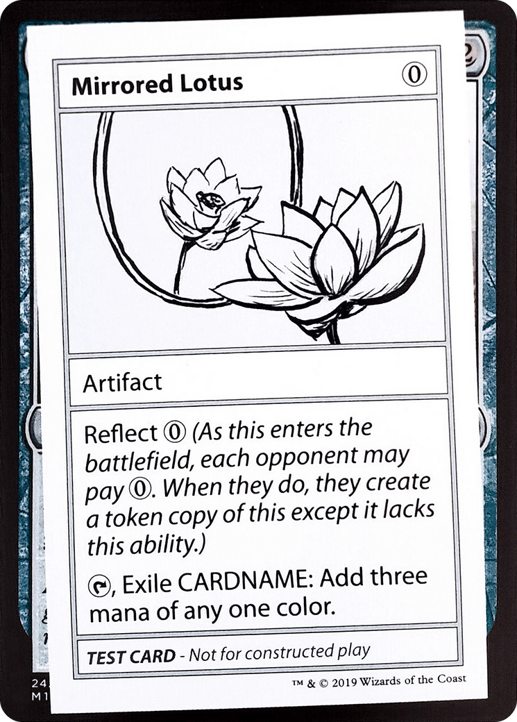 Mirrored Lotus (2021 Edition) [Mystery Booster Playtest Cards]
