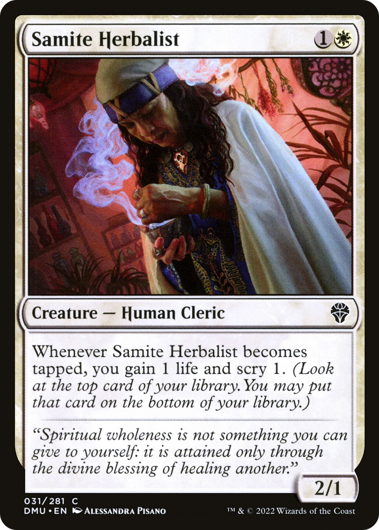 Samite Herbalist [Dominaria United]