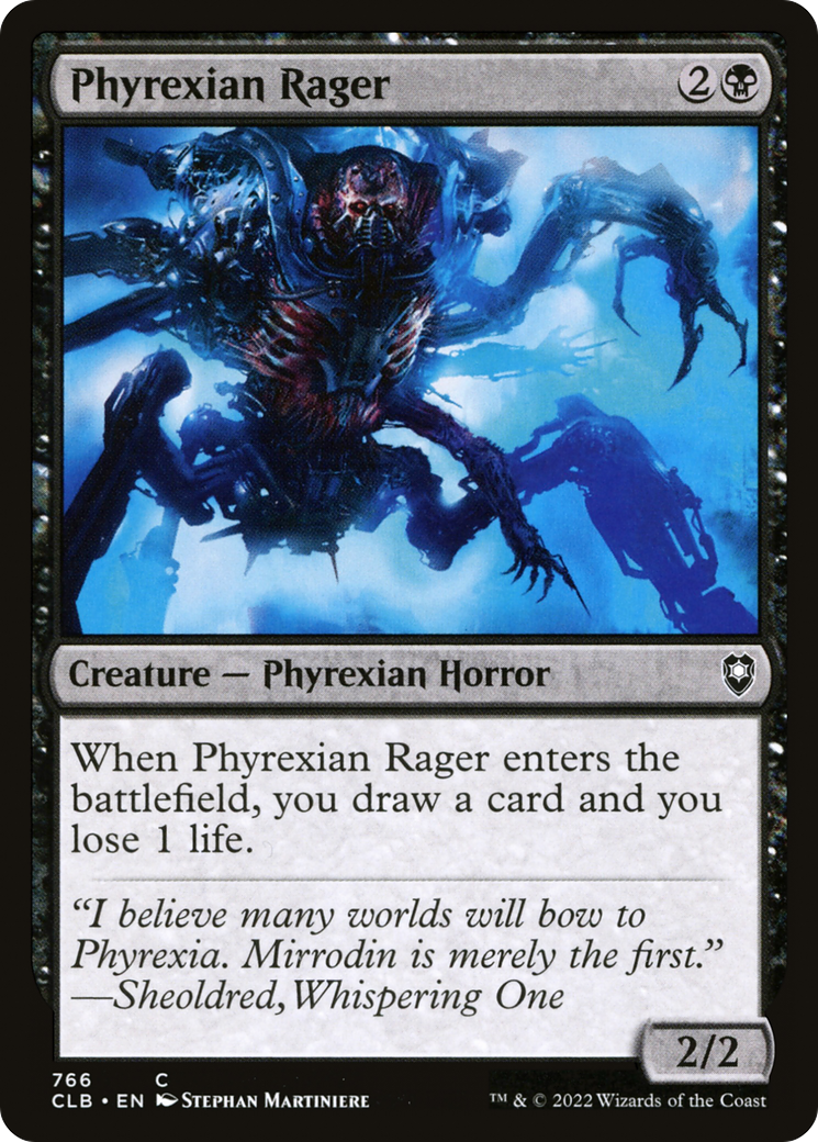 Phyrexian Rager [Commander Legends: Battle for Baldur's Gate]