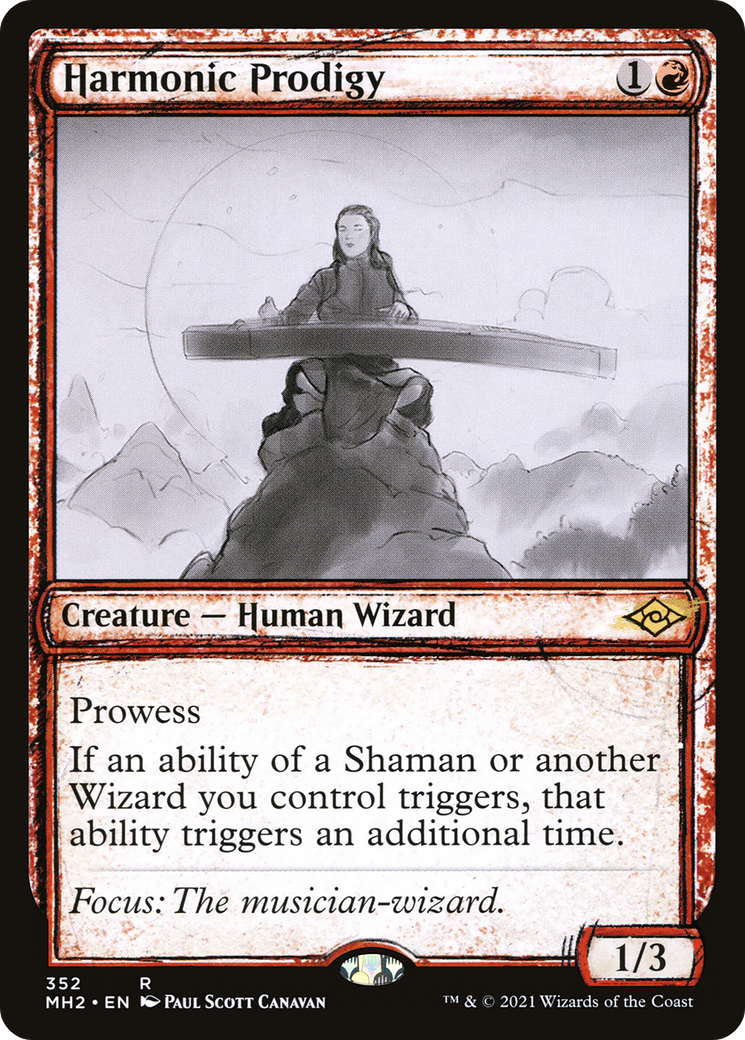 Harmonic Prodigy (Sketch) [Modern Horizons 2]