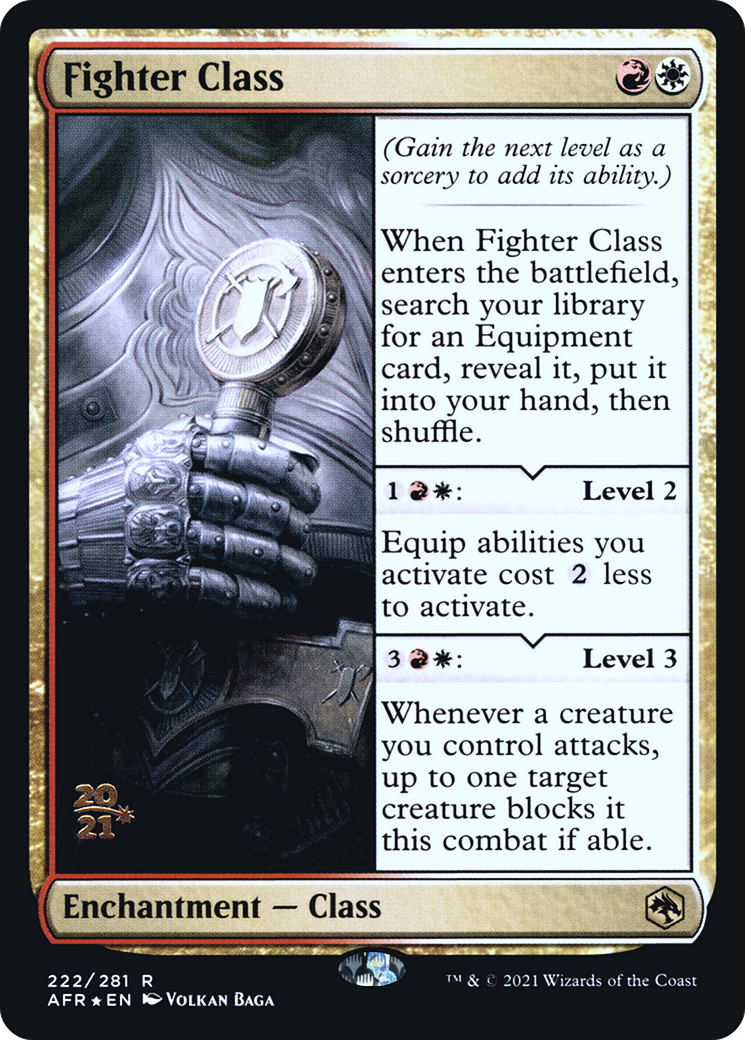 Fighter Class [Dungeons & Dragons: Adventures in the Forgotten Realms Prerelease Promos]