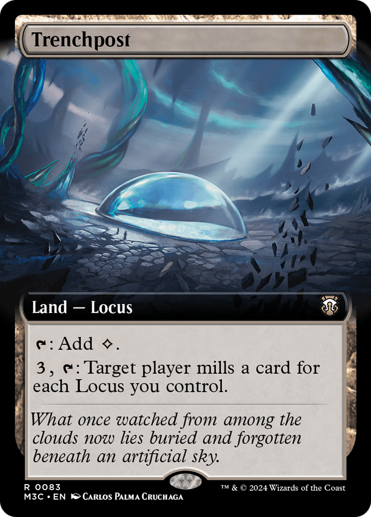 Trenchpost (Extended Art) [Modern Horizons 3 Commander]