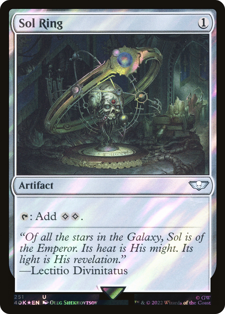 Sol Ring (251) (Surge Foil) [Warhammer 40,000]