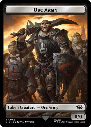 Food (11) // Orc Army (06) Double-Sided Token [The Lord of the Rings: Tales of Middle-Earth Tokens]