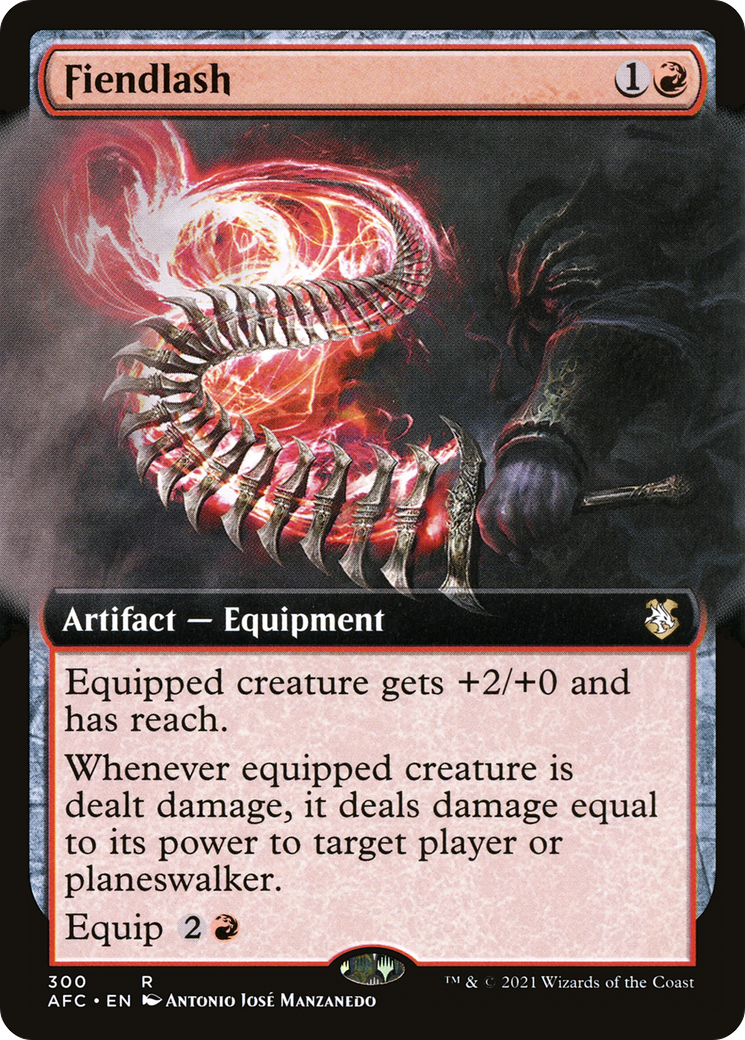 Fiendlash (Extended Art) [Dungeons & Dragons: Adventures in the Forgotten Realms Commander]