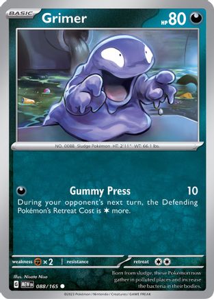 Grimer (088/165) [Scarlet & Violet 151]