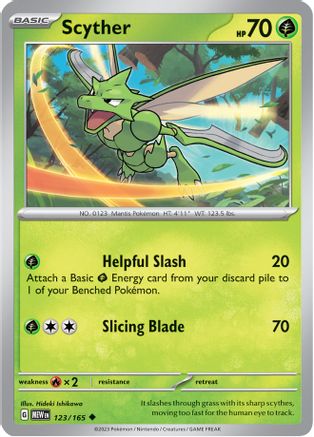 Scyther (123/165) [Scarlet & Violet 151]