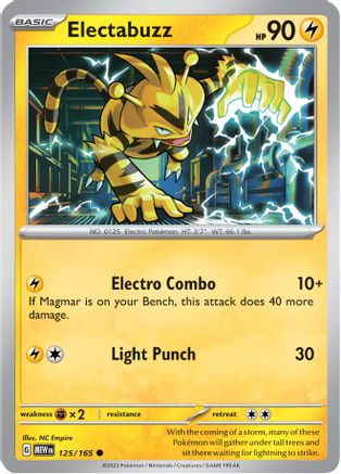 Electabuzz (125/165) [Scarlet & Violet 151]
