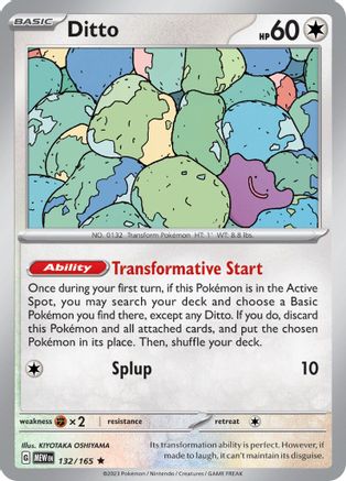 Ditto (132/165) [Scarlet & Violet 151]