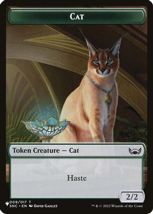 Cat (009) // Dog Double-Sided Token [Secret Lair Commander Deck: Raining Cats and Dogs Tokens]