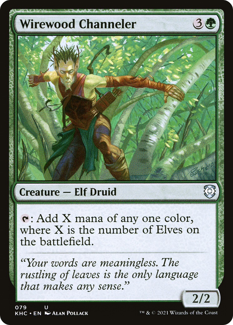 Wirewood Channeler [Kaldheim Commander]
