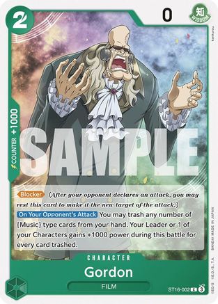 Gordon [Starter Deck: GREEN Uta]