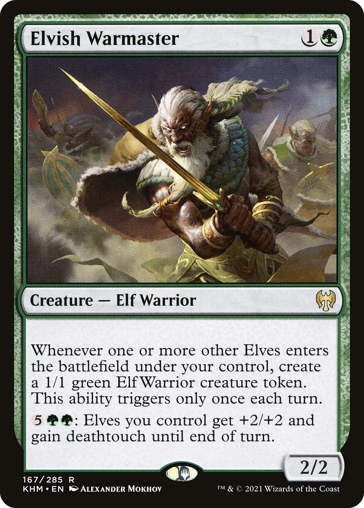 Elvish Warmaster [Kaldheim]