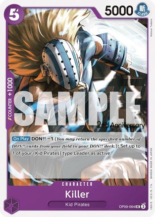 Killer [Emperors in the New World: 2nd Anniversary Tournament Cards]