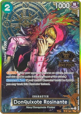 Donquixote Rosinante (Japanese Version 2nd Anniversary Set) [One Piece Promotion Cards]