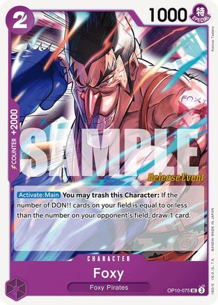 Foxy [Royal Blood Release Event Cards]