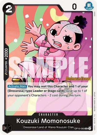 Kouzuki Momonosuke [Royal Blood Release Event Cards]