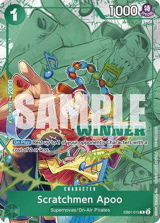 Scratchmen Apoo (Winner Pack 2025 Vol. 2) [One Piece Promotion Cards]