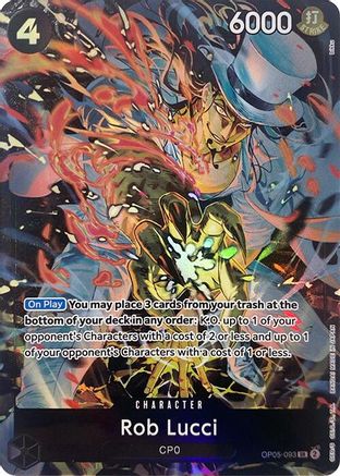 Rob Lucci (Illustration Box EX) [One Piece Promotion Cards]