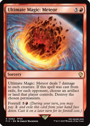 Ultimate Magic: Meteor [FINAL FANTASY Commander]
