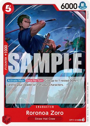 Roronoa Zoro [A Fist of Divine Speed]