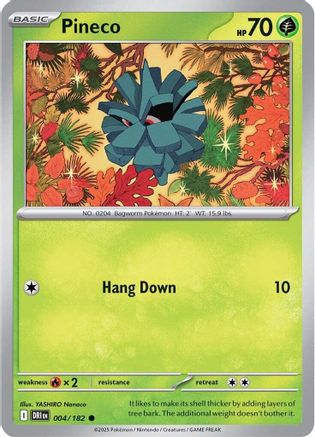 Pineco (004/182) [Scarlet & Violet: Destined Rivals]