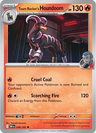 Team Rocket's Houndoom (038/182) [Scarlet & Violet: Destined Rivals]