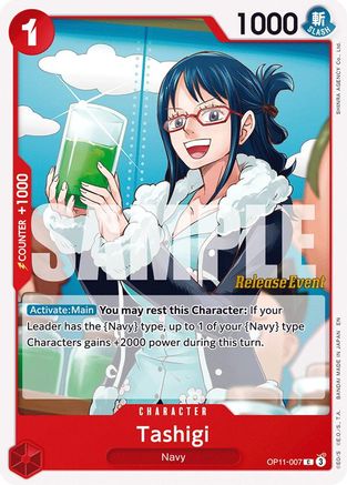 Tashigi [A Fist of Divine Speed Release Event Cards]