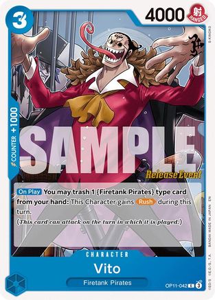 Vito [A Fist of Divine Speed Release Event Cards]
