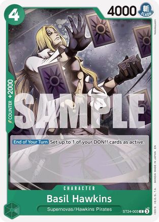 Basil Hawkins [Starter Deck: GREEN Jewelry Bonney]