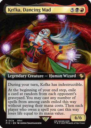 Kefka, Dancing Mad (Extended Art) [FINAL FANTASY Commander]