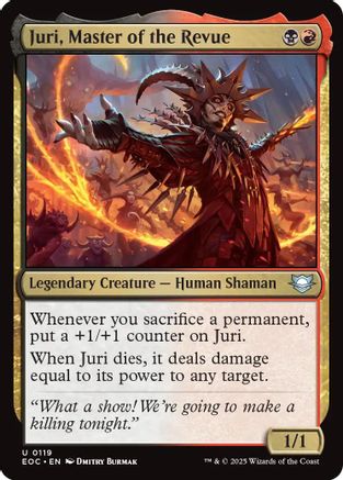Juri, Master of the Revue [Edge of Eternities Commander]